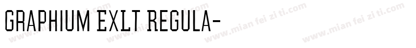 Graphium ExLt Regula字体转换